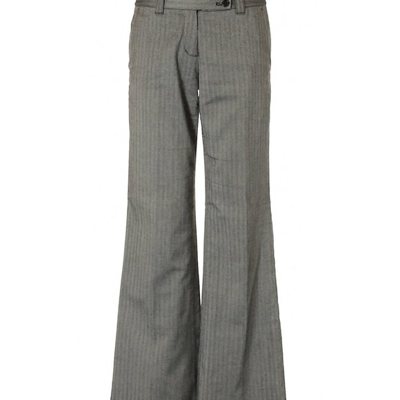 BCBGMAXAZRIA Kristen Grey Stripe 0 Dress Pants - Picture 2 of 8